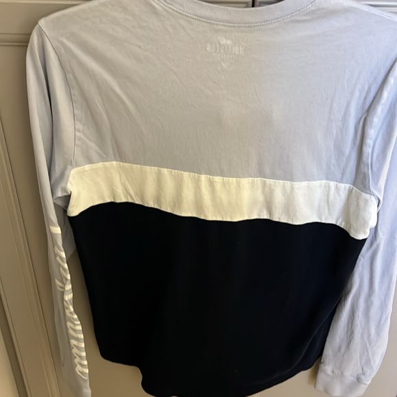 Hollister Colorblock Long Sleeve Shirt - Blue, White, Black - Picture 7 of 7